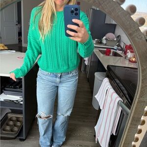 Green Cynthia Rowley Sweater